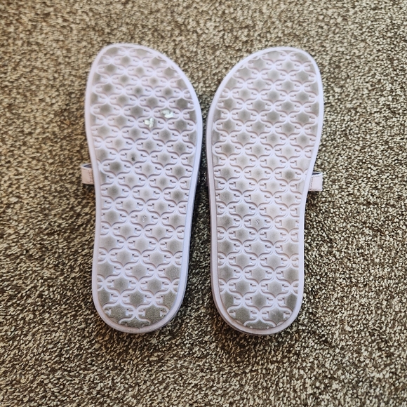 SAM EDELMAN Valeri Logo Emblem Footbed Slide Sandals In Misty Lilac Size 8 - Picture 5 of 7